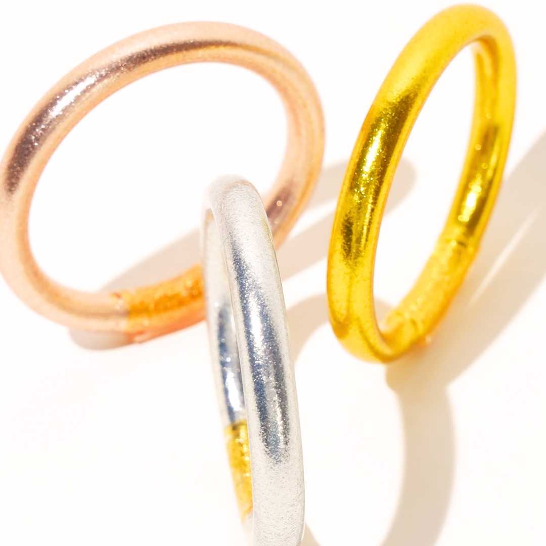 Champagne Tzubbie All Weather Bangle® (AWB®) - Serenity Prayer | Bangle Bracelets for Women | BuDhaGirl