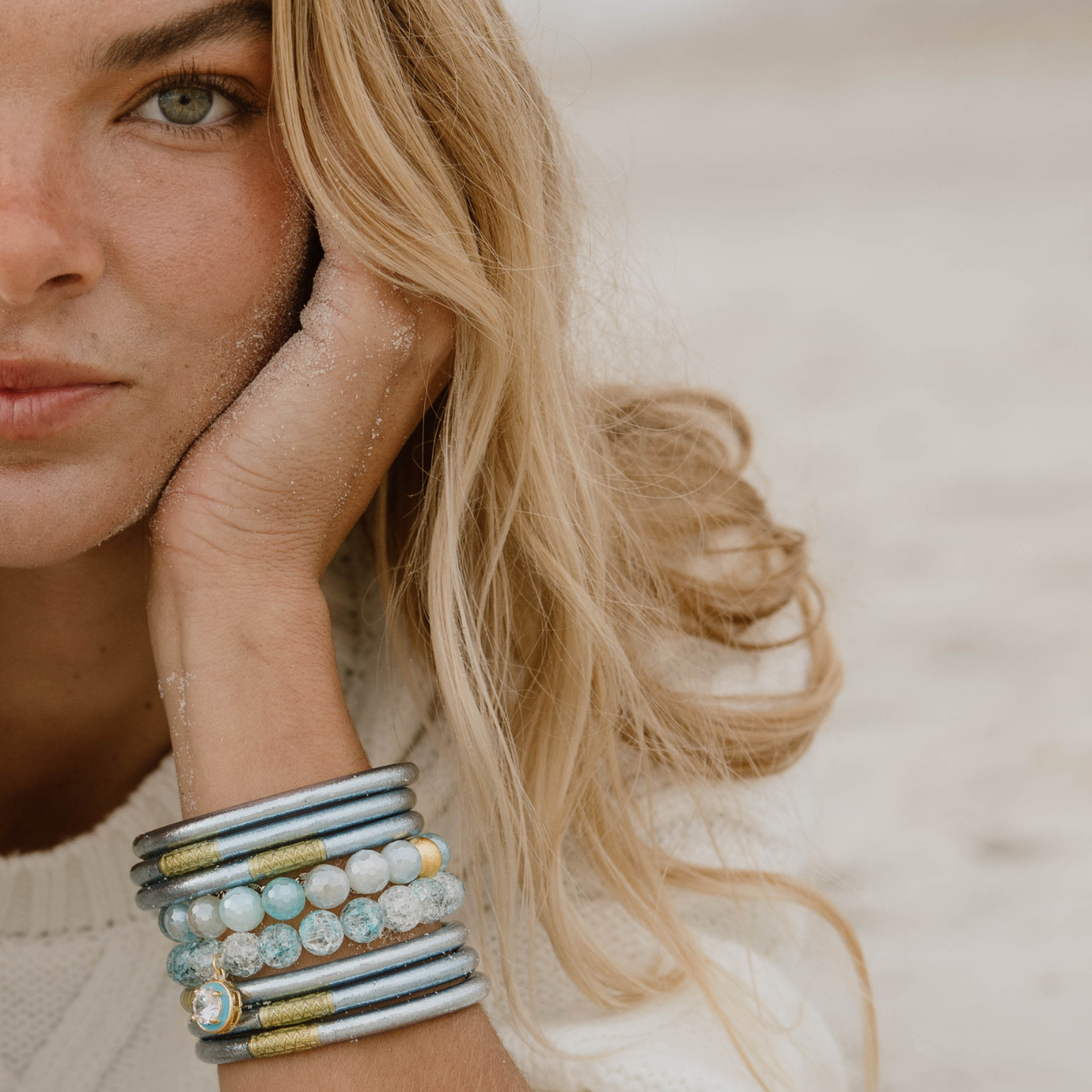 Braccialetti Celeste Tutto Tempo® (AWB®) - Set di 6