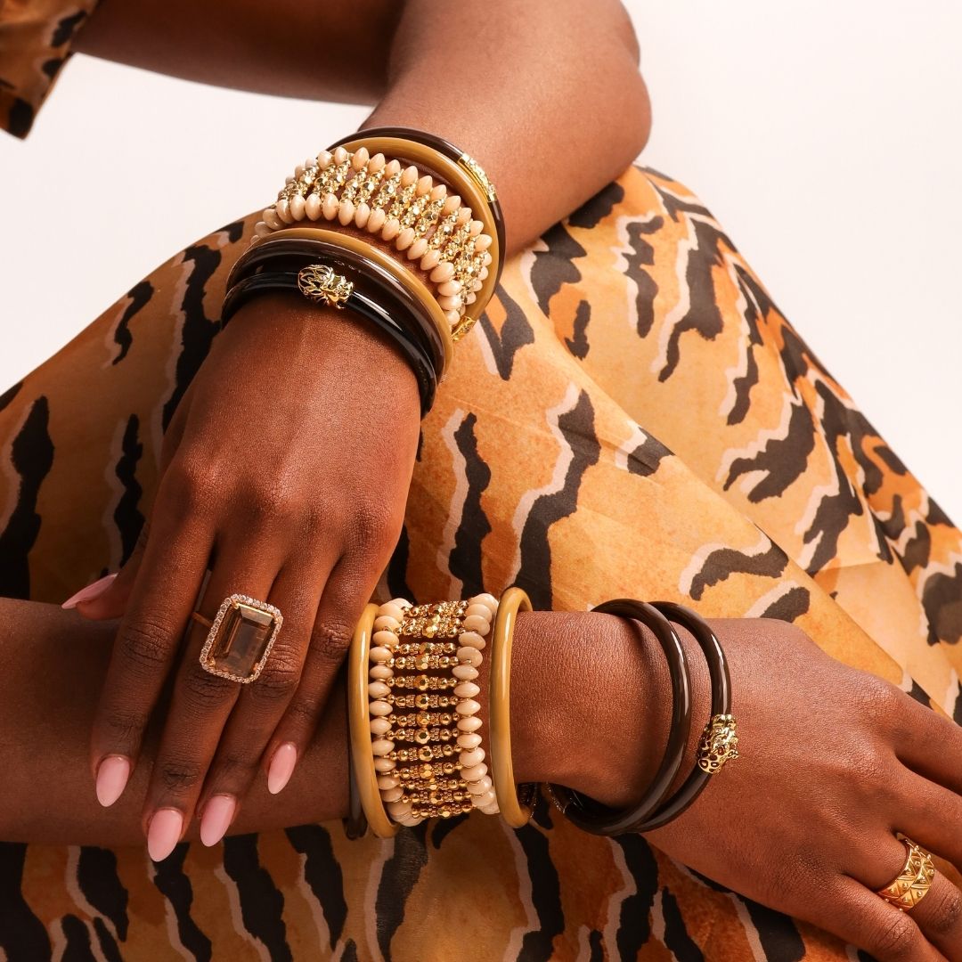 Bracciale Fauna Panther Tutto Tempo® (AWB®) - Cioccolato