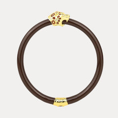 Bracciale Fauna Panther Tutto Tempo® (AWB®) - Cioccolato